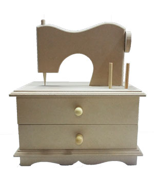 Costurero modelo maquina de coser 2 cajas
