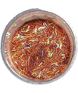 Polyester Glitter Color Cobre